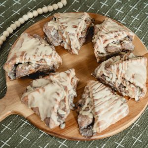 Cinnamon Roll Scones
