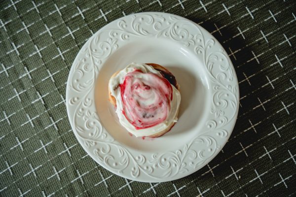 Sourdough Raspberry Sweet Rolls